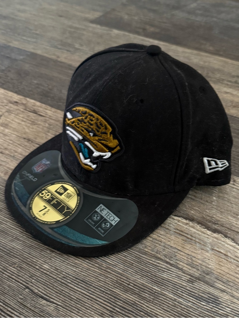 New Era Black Jacksonville Jaguars 59FIFTY Fitted Hat with Team Patch